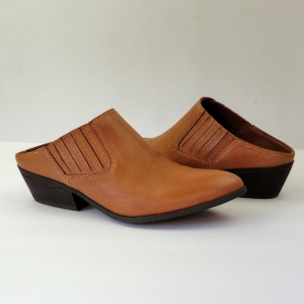 House Of Harlow 1960 Rowen Mule Bootie Wheat Brown Sz 7.5